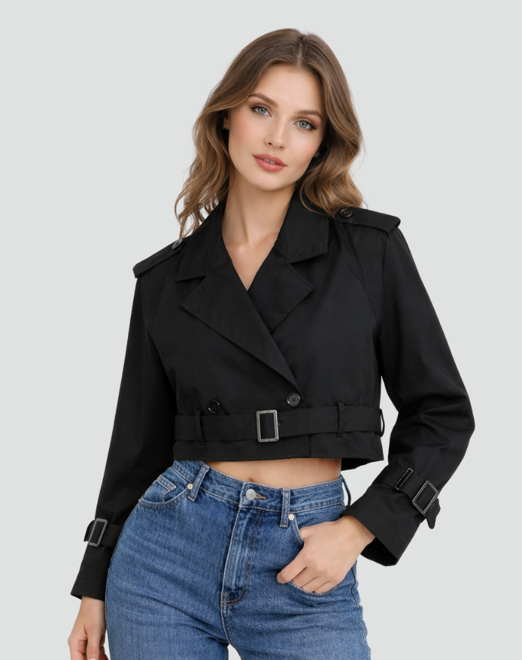 Cecilia | Women's Short Trench Coat