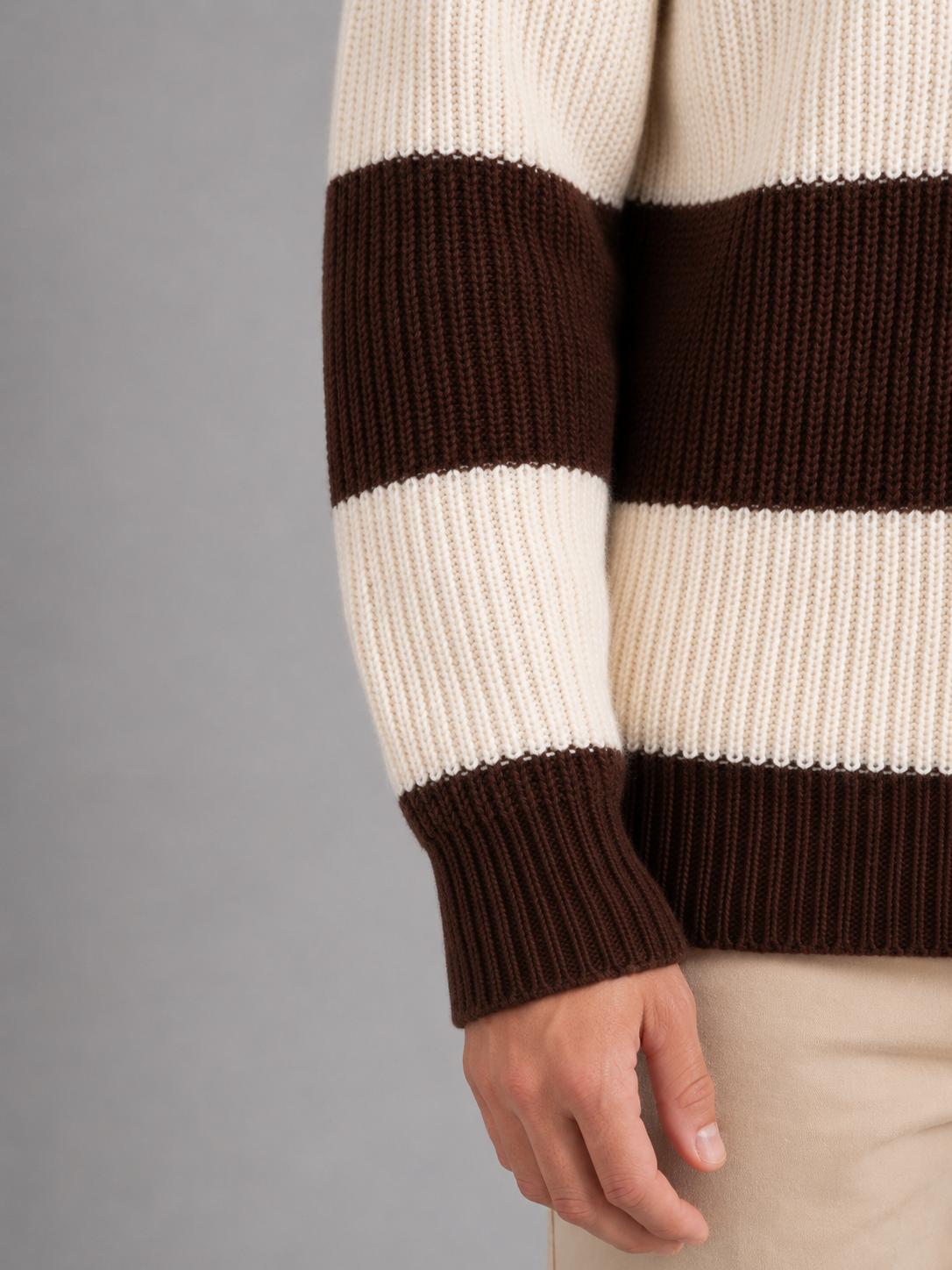 Osbourne | Men's Striped Polo Jumper