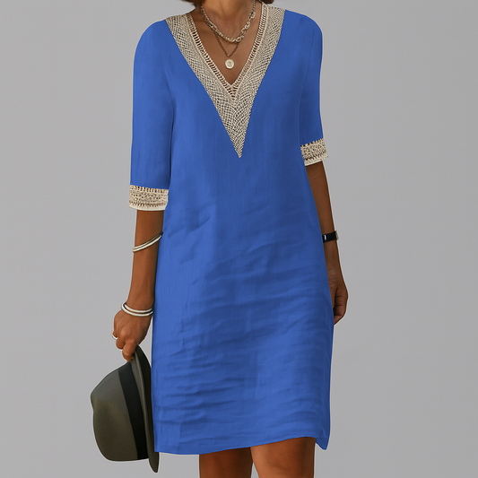 Orla | Women's Linen Summer Midi Dress
