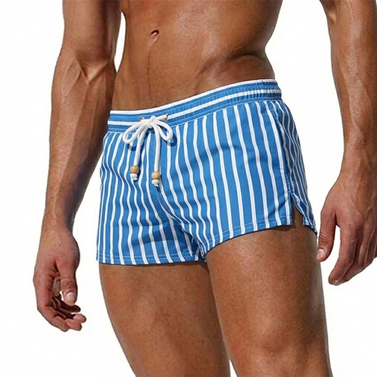 Theo | Men's Striped Swim Shorts