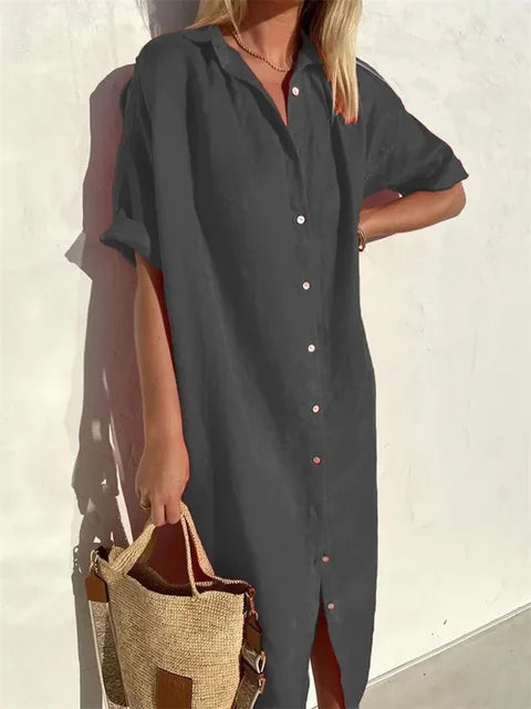 Arabella | Women's Button-Up Maxi Dress
