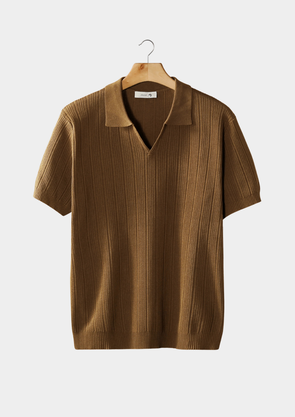 Prescott | Men's Open Collar Ribbed Polo