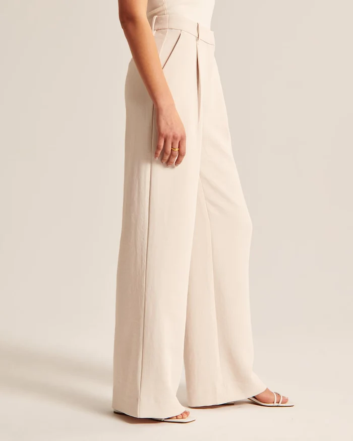 Tabitha | Women's Tailored Wide-Leg Trousers