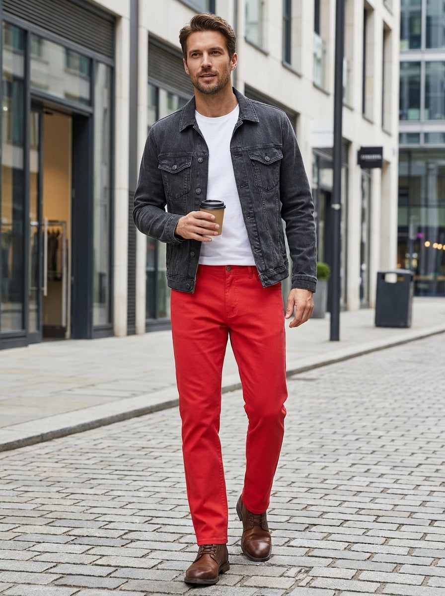 Sheldon | Men's Slim Fit Chino Trousers
