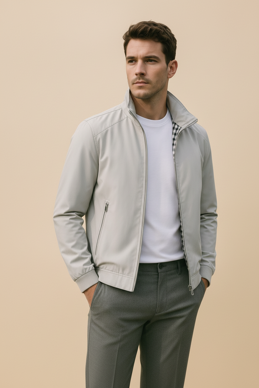Lichtgrijs jacket