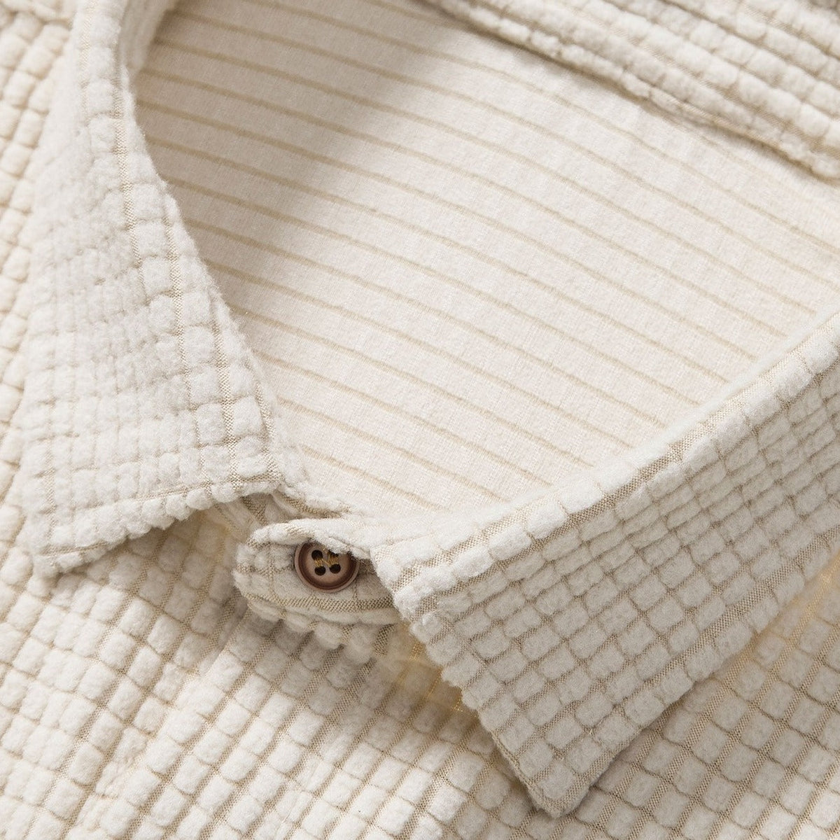 Rory | Men's Open Collar Two-Piece Shorts Set