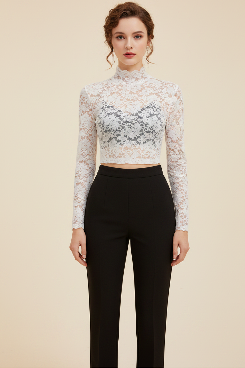 White Lace Blouse