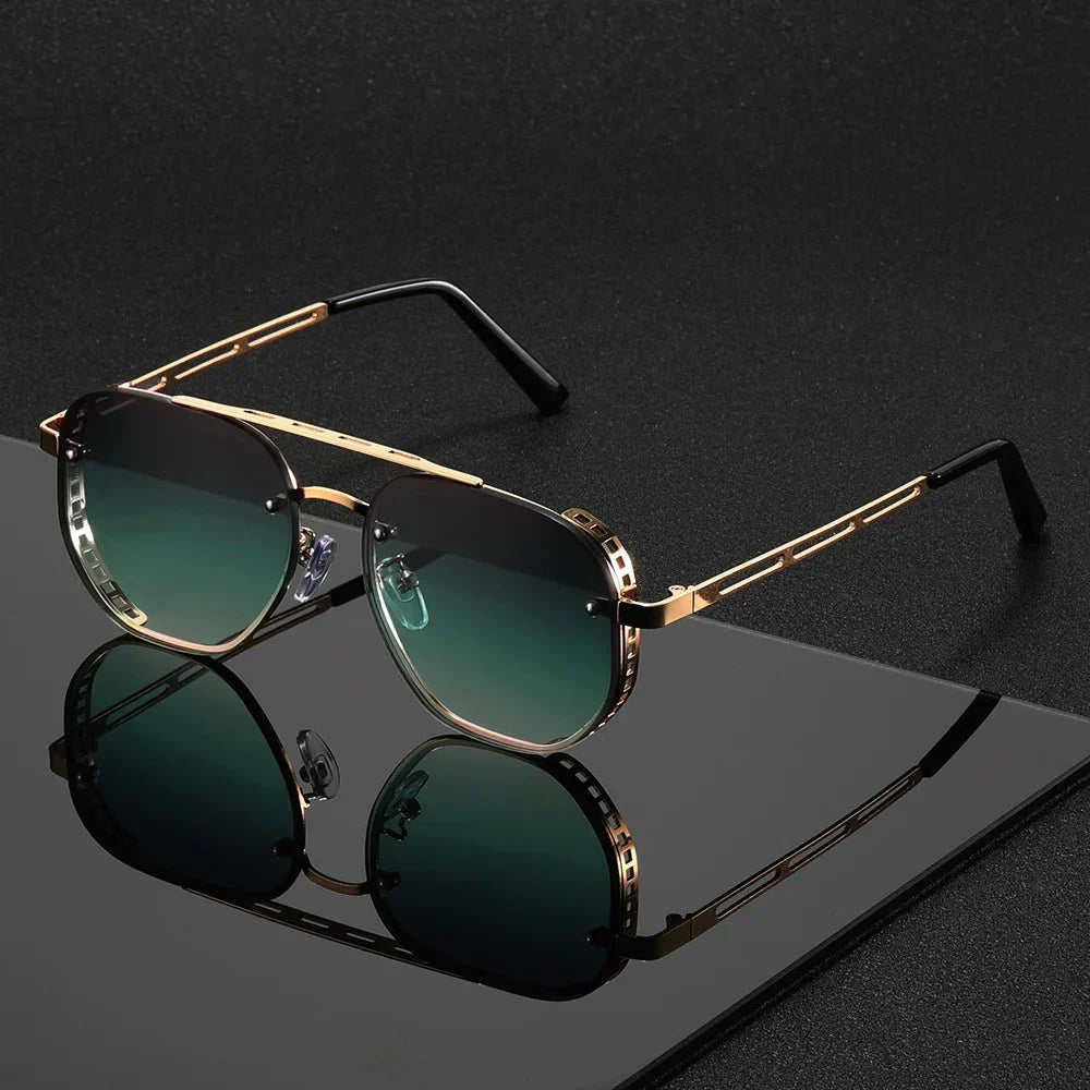 Bertie | Aviator Sunglasses with Gold Frame