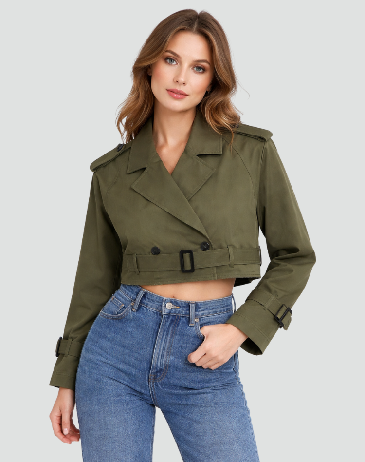 Cecilia | Women's Short Trench Coat