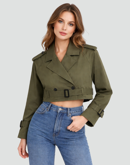 Cecilia | Women's Short Trench Coat