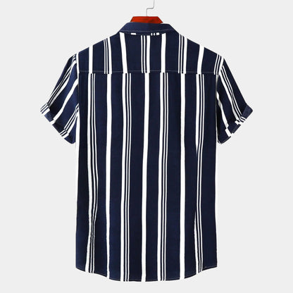 Roland | Men's Striped Short Sleeve Shirt