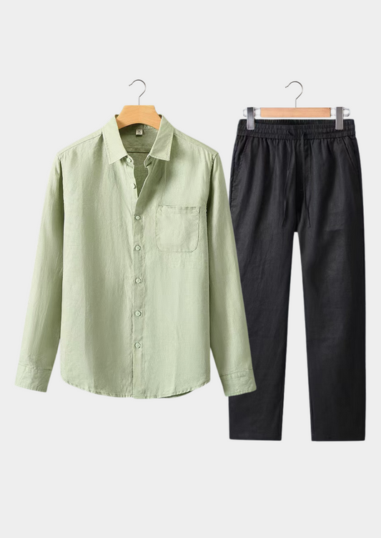 Peregrine | Men's Long Sleeve Linen Set