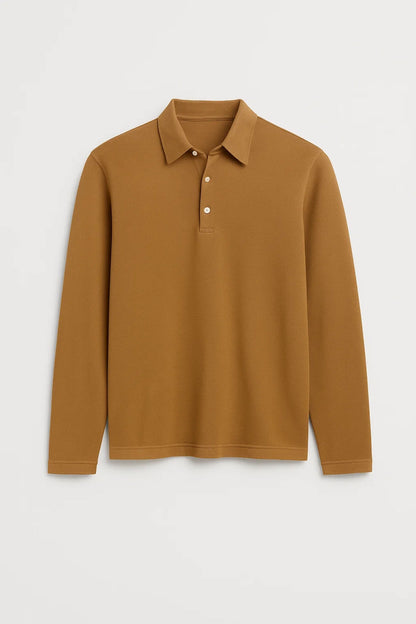 Adrian | Men's Slim Fit Long Sleeve Polo