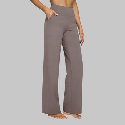Wren | Women's High Waist Straight Leg Trousers