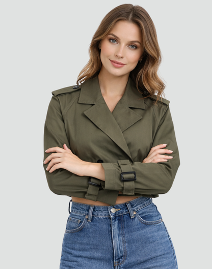 Cecilia | Women's Short Trench Coat