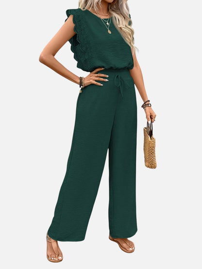 Delphine | Women's Relaxed Top and Wide Leg Trouser Set