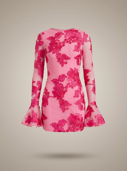 Cressida | Women's Floral Flare Sleeve Mini Dress