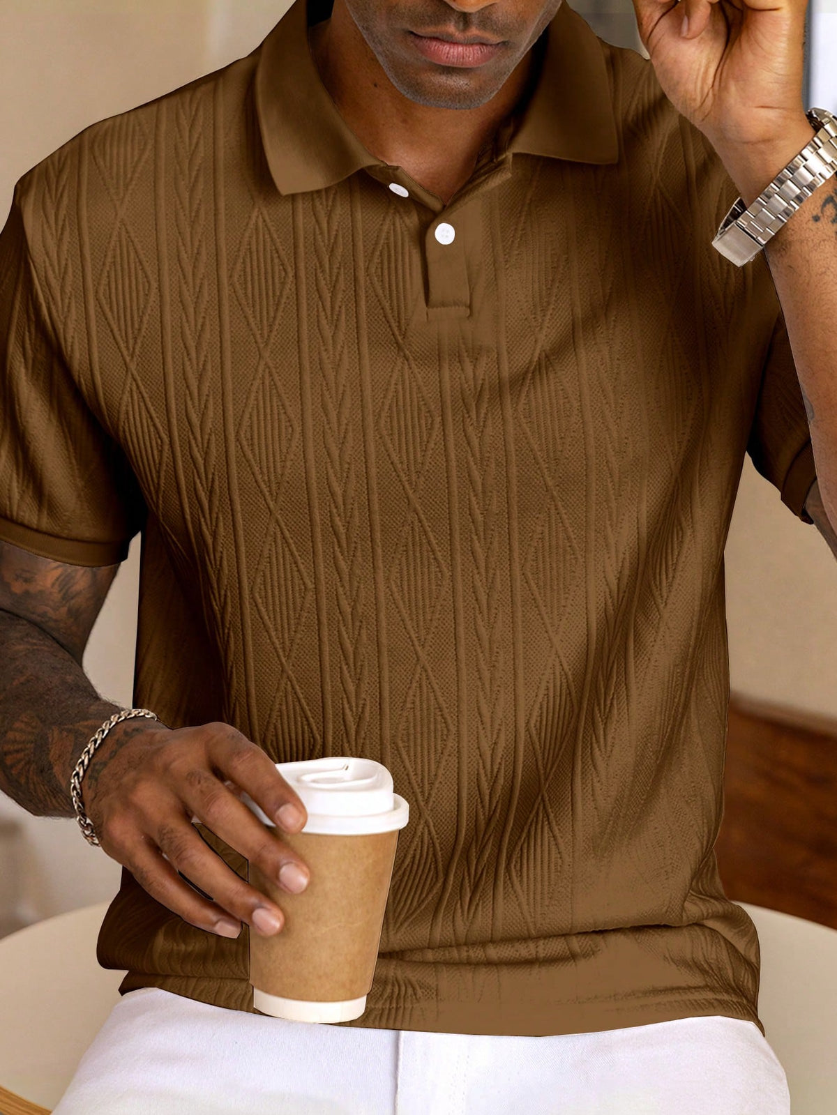 Louis | Men's Short Sleeve Polo Shirt