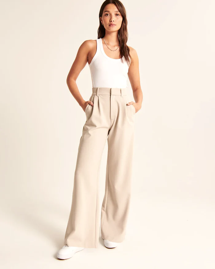 Tabitha | Women's Tailored Wide-Leg Trousers