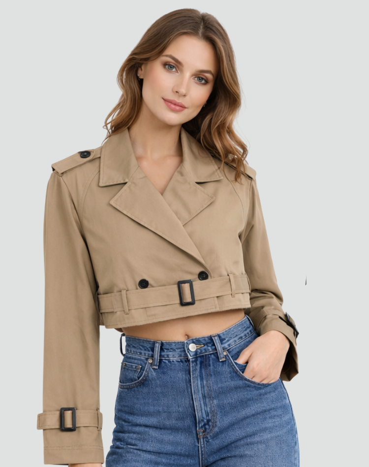 Cecilia | Women's Short Trench Coat