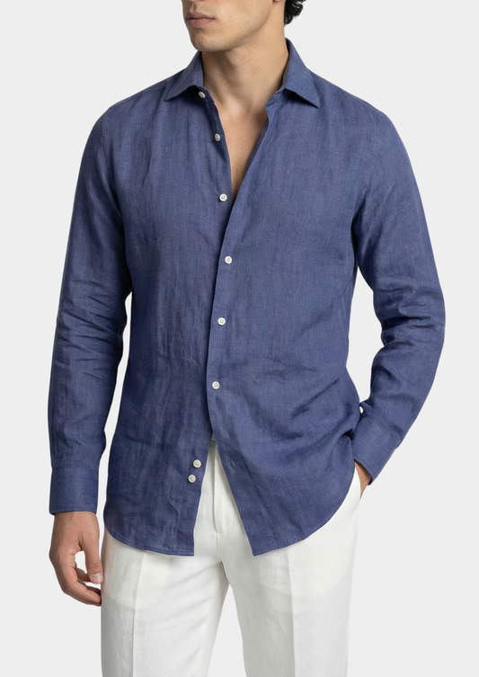Ansel | Men's Linen Coastal Shirt