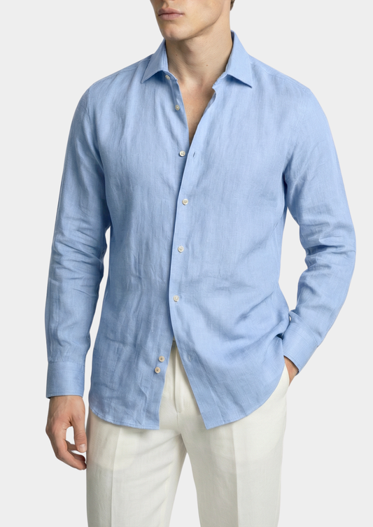 Elias | Men's Linen Coastal Shirt