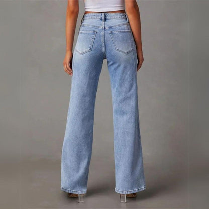 Juliet | Women's High Waist Wide Leg Jeans