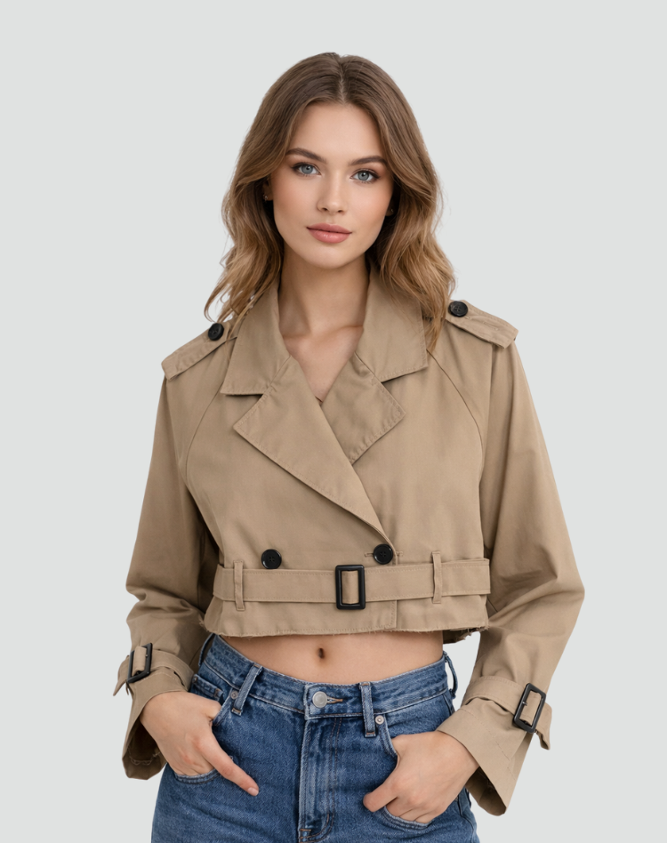 Cecilia | Women's Short Trench Coat