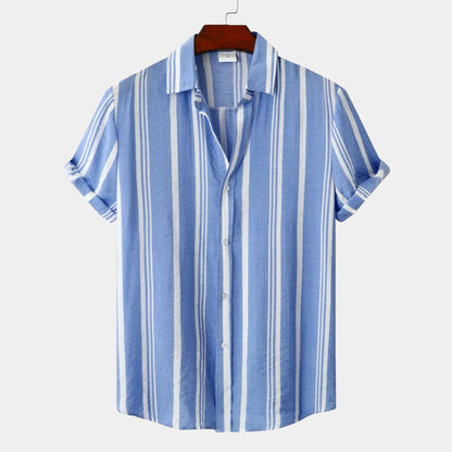 Roland | Men's Striped Short Sleeve Shirt