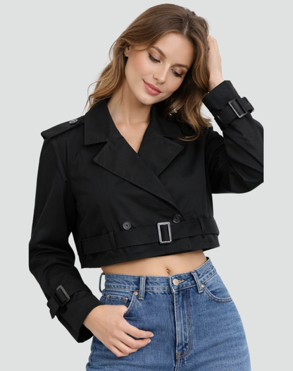 Cecilia | Women's Short Trench Coat