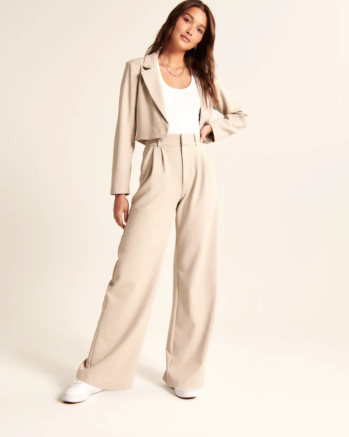Tabitha | Women's Tailored Wide-Leg Trousers