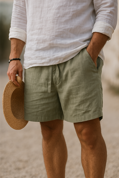Walter | Men's Cotton-Linen Casual Trousers