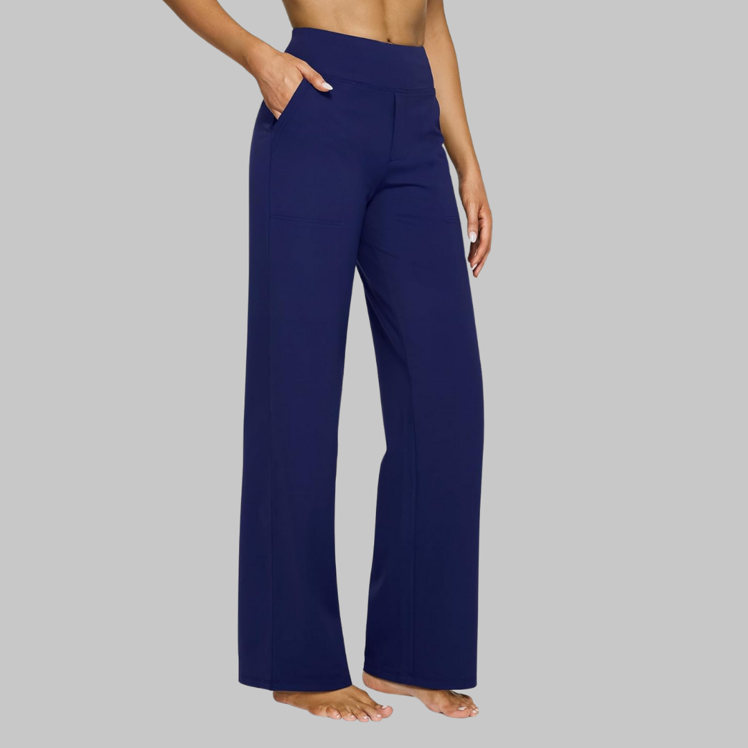 Wren | Women's High Waist Straight Leg Trousers