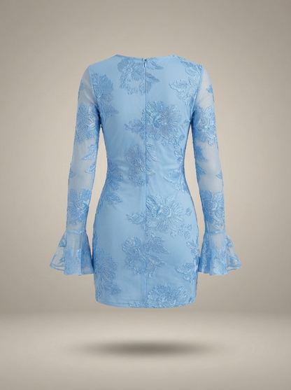 Cressida | Women's Floral Flare Sleeve Mini Dress