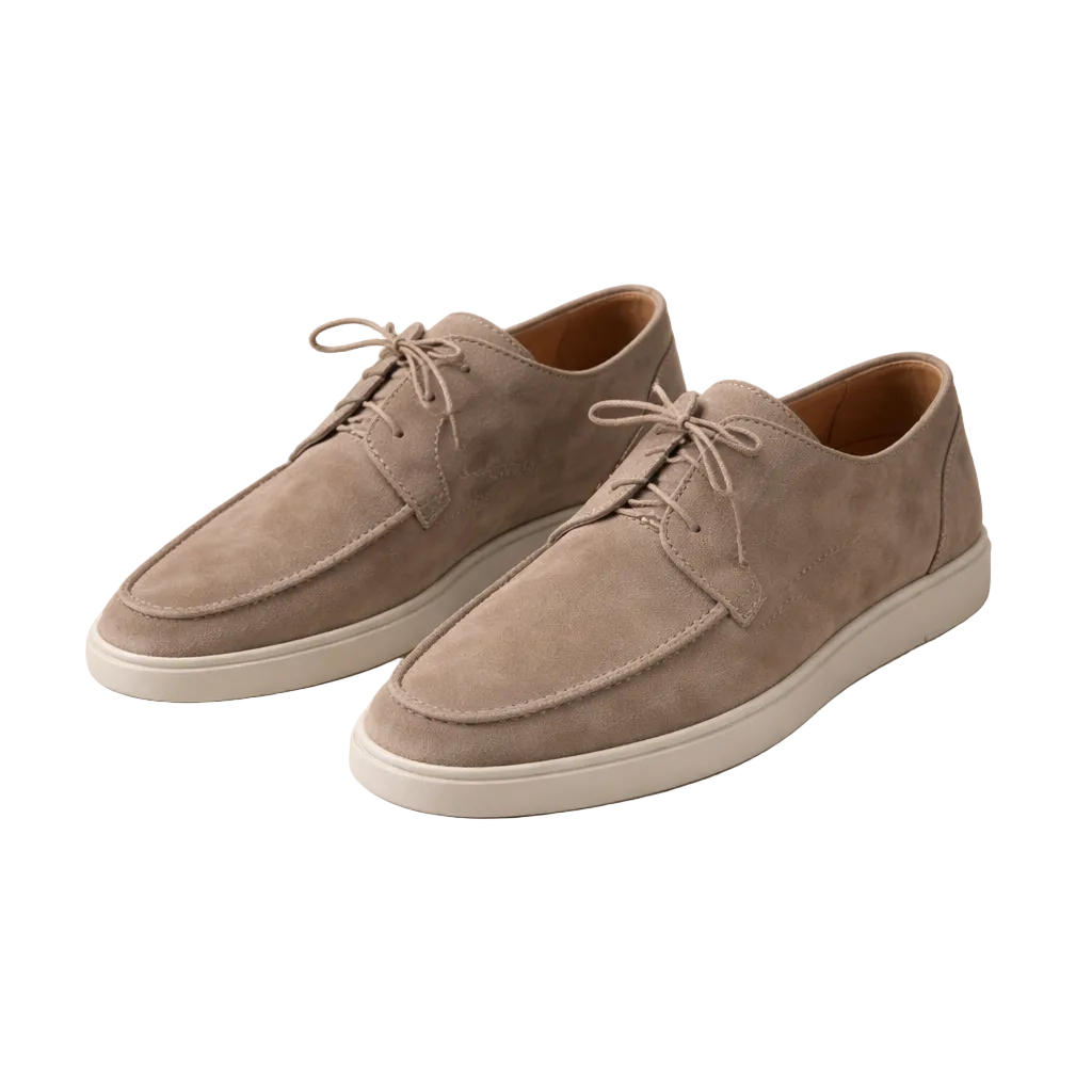Maxwell | Men's Suede Lace-Up Loafers