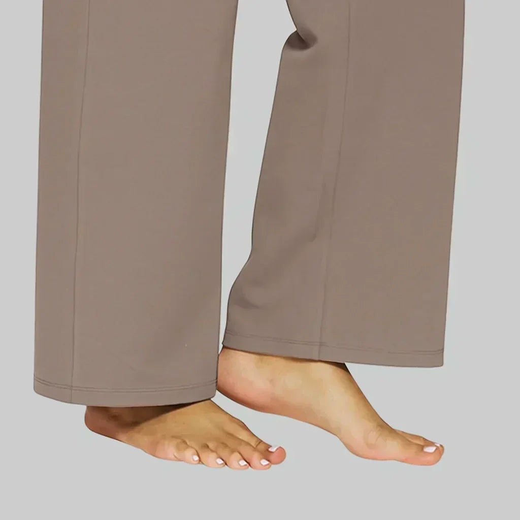 Wren | Women's High Waist Straight Leg Trousers
