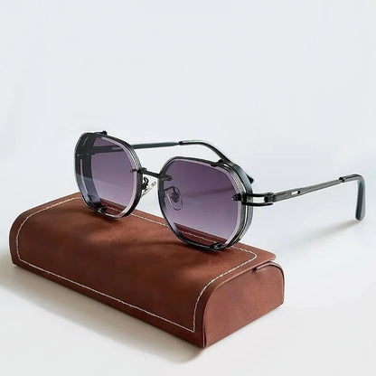 Caspian | Unisex Steampunk Aluminium Sunglasses