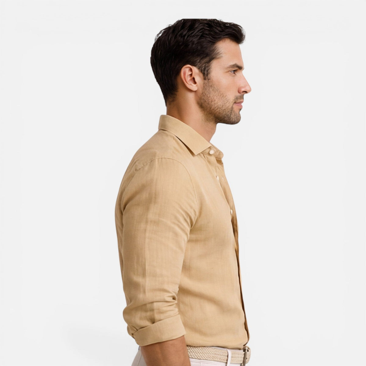 Julian | Men's Slim Fit Linen Cotton Shirt