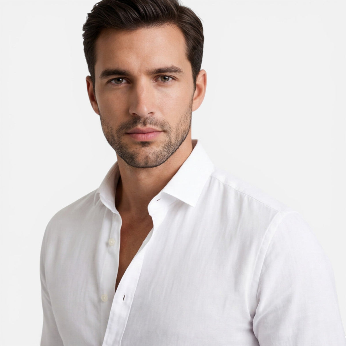 Julian | Men's Slim Fit Linen Cotton Shirt