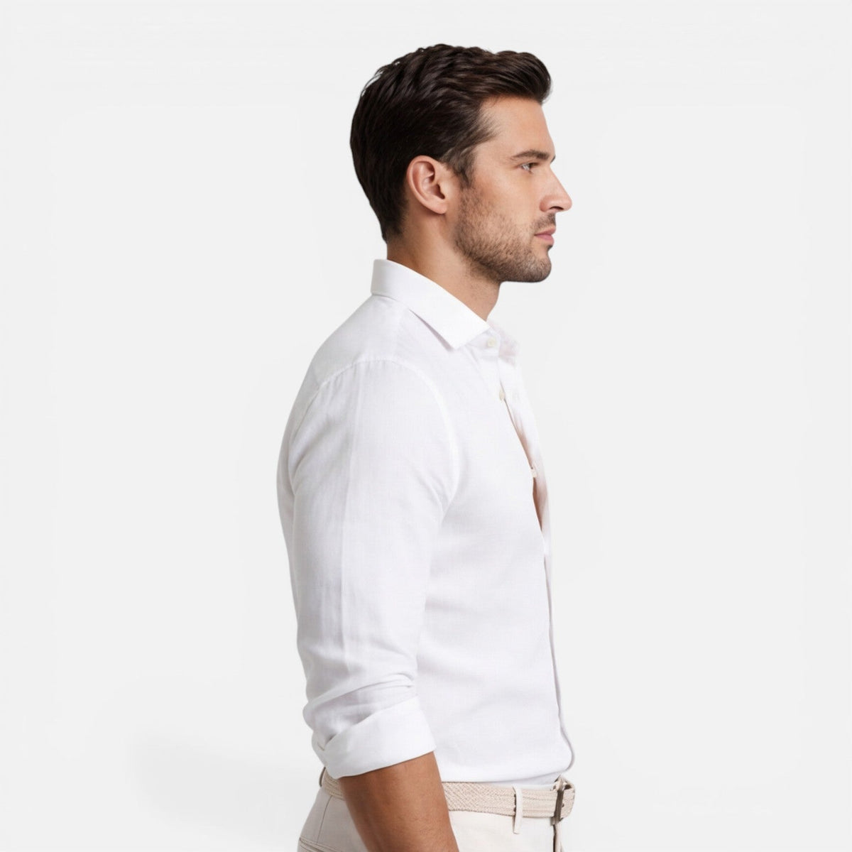 Julian | Men's Slim Fit Linen Cotton Shirt
