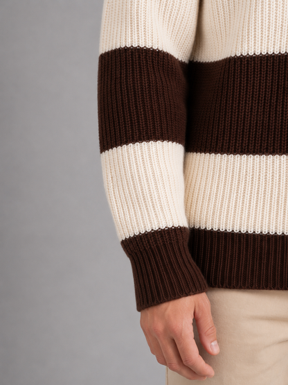 Osbourne | Men's Striped Polo Jumper