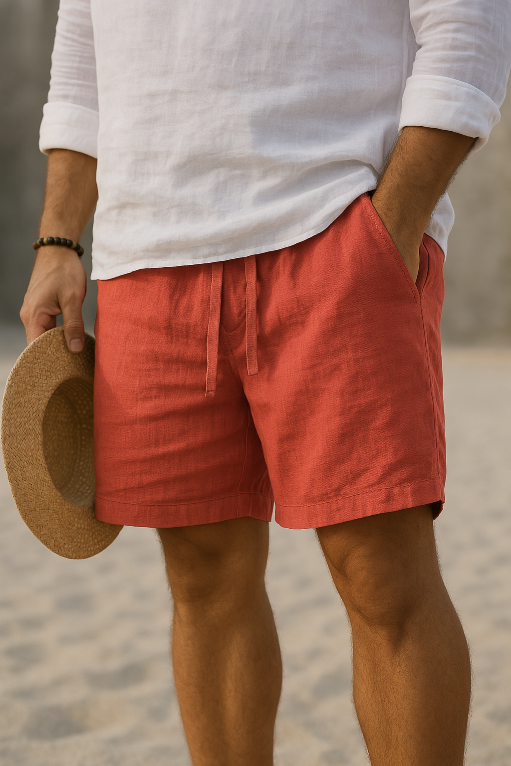 Walter | Men's Cotton-Linen Casual Trousers