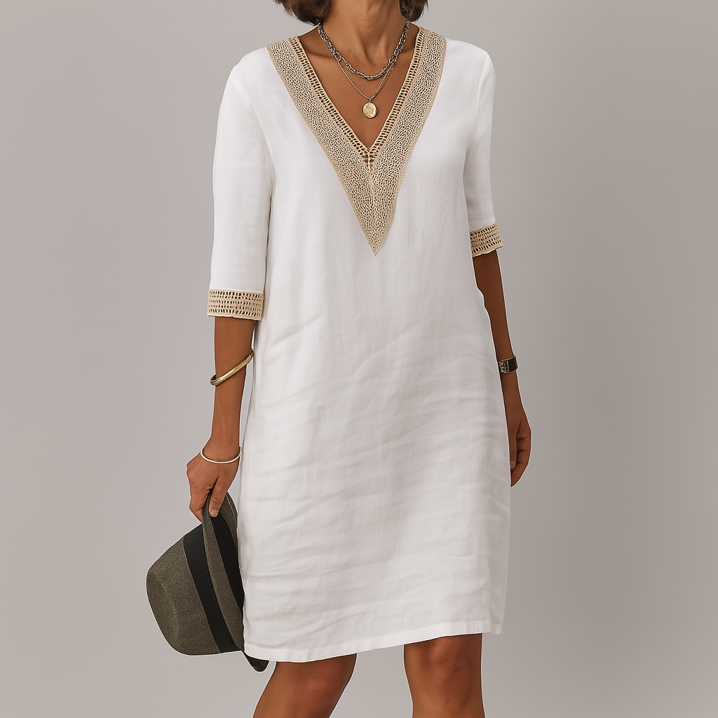 Orla | Women's Linen Summer Midi Dress