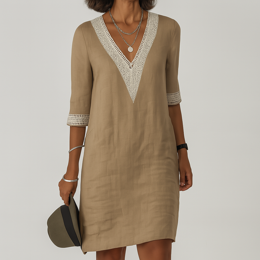 Orla | Women's Linen Summer Midi Dress