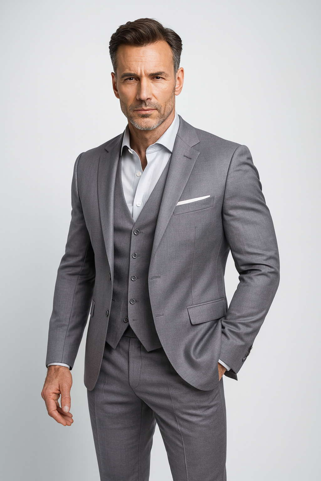 Nathaniel | Men's Elegant Three-Piece Suit