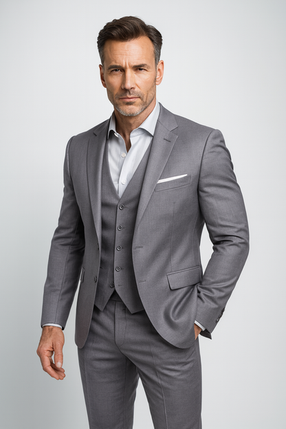Nathaniel | Men's Elegant Three-Piece Suit