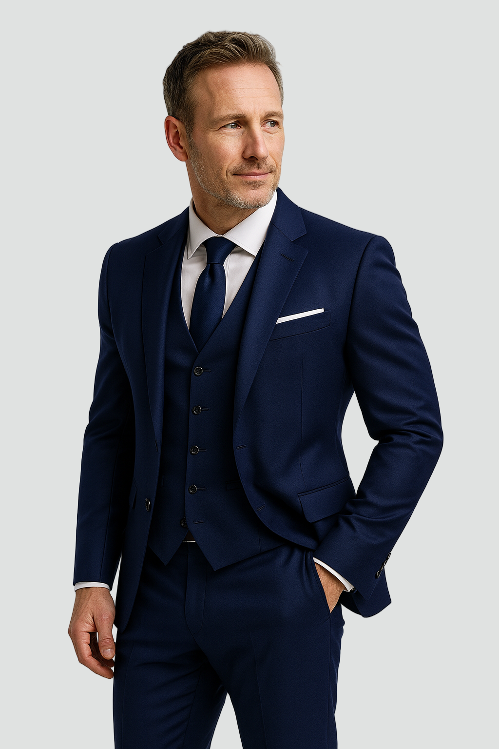 Nathaniel | Men's Elegant Three-Piece Suit
