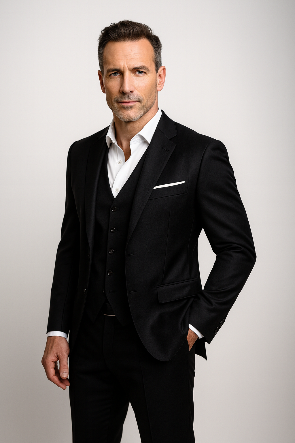 Nathaniel | Men's Elegant Three-Piece Suit