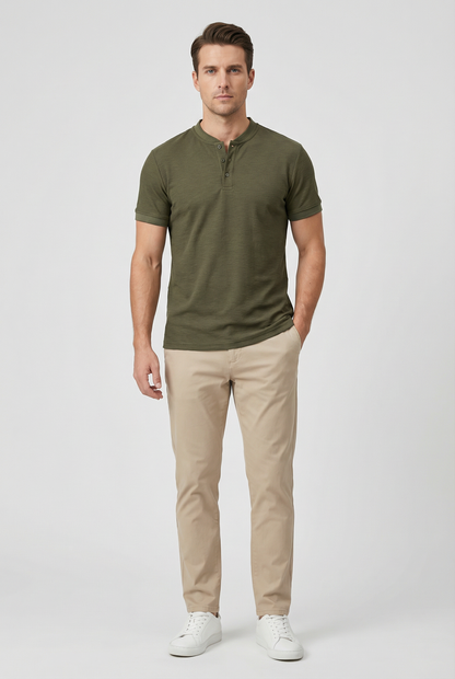 Spencer | Men's Slim Fit Cotton Polo