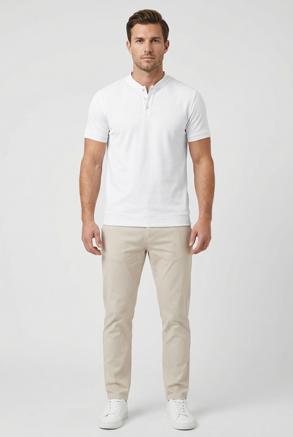 Spencer | Men's Slim Fit Cotton Polo